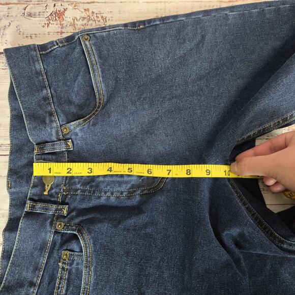 Vintage Casual Corner Jeans Women Sz 4 Stretch Bootcut High Rise Denim Dark Wash - Picture 9 of 11